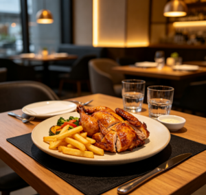 Roast Chicken & Fries Meal for Two