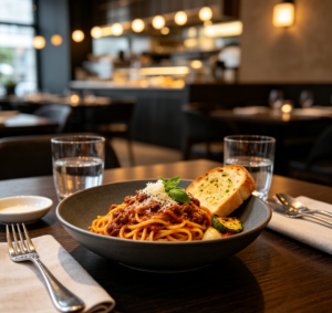 Pasta & Garlic Bread Set