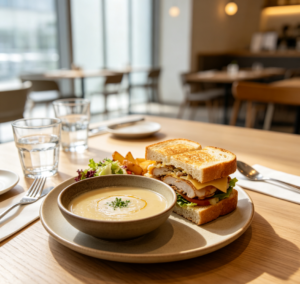 Lunchtime Soup & Sandwich Set