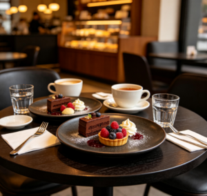 Dessert & Coffee Set for Two
