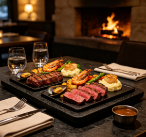 Deluxe Steak & Seafood Set for Two